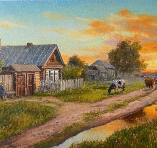 cbe4305329c34f90d48ed7f2f1hs--kartiny-i-panno-kartina-derevenskij-pejzazh-holst-maslo-40h60